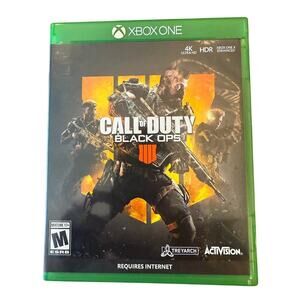 XBOX ONE Call of Duty Black Ops 4 IIII Video Game Gaming